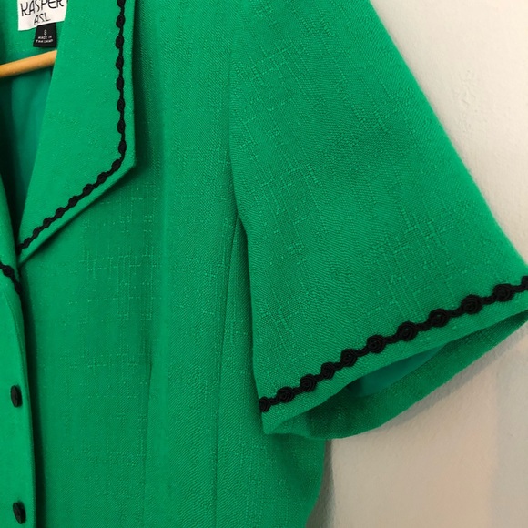 Vintage Kasper ASL Dress/Duster Jacket 6 - Picture 4 of 8